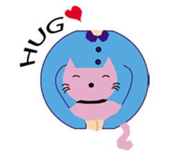 pp cat sticker #11233749