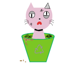 pp cat sticker #11233757