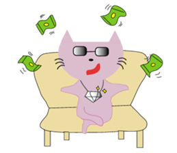 pp cat sticker #11233759