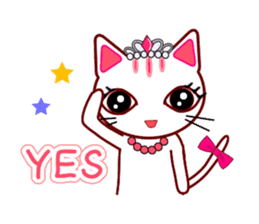 Tiara Cats (English version) sticker #11233904