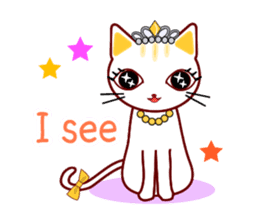 Tiara Cats (English version) sticker #11233905
