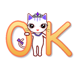 Tiara Cats (English version) sticker #11233906