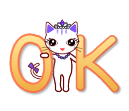 Tiara Cats (English version) sticker #11233906