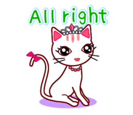 Tiara Cats (English version) sticker #11233907