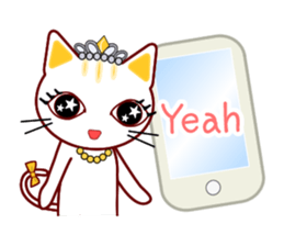 Tiara Cats (English version) sticker #11233908