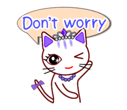 Tiara Cats (English version) sticker #11233909