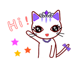 Tiara Cats (English version) sticker #11233910