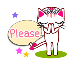 Tiara Cats (English version) sticker #11233911