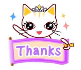 Tiara Cats (English version) sticker #11233912