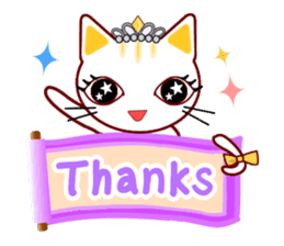 Tiara Cats (English version) sticker #11233912
