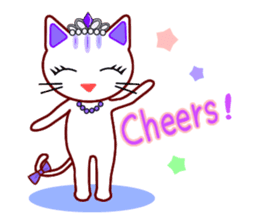 Tiara Cats (English version) sticker #11233914