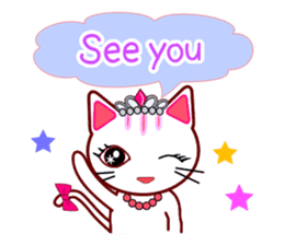 Tiara Cats (English version) sticker #11233916