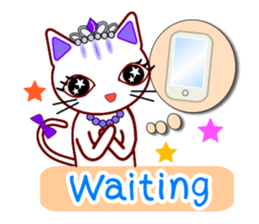 Tiara Cats (English version) sticker #11233917