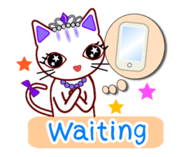 Tiara Cats (English version) sticker #11233917