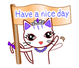 Tiara Cats (English version) sticker #11233919