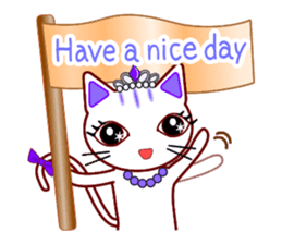 Tiara Cats (English version) sticker #11233919