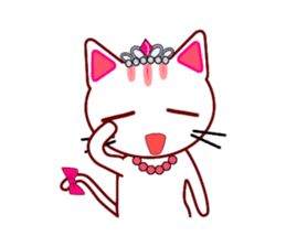 Tiara Cats (English version) sticker #11233921