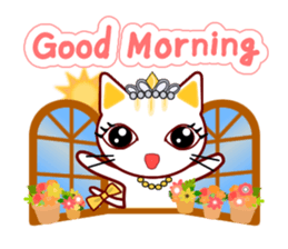 Tiara Cats (English version) sticker #11233922