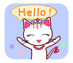 Tiara Cats (English version) sticker #11233923