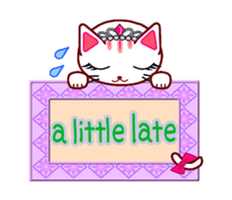 Tiara Cats (English version) sticker #11233927