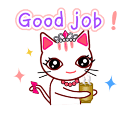 Tiara Cats (English version) sticker #11233930