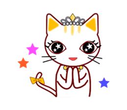 Tiara Cats (English version) sticker #11233931