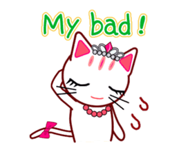 Tiara Cats (English version) sticker #11233932