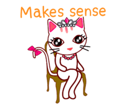 Tiara Cats (English version) sticker #11233935