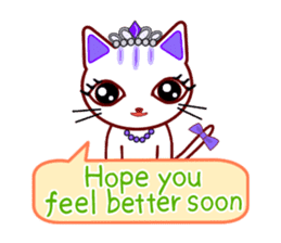 Tiara Cats (English version) sticker #11233936