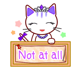 Tiara Cats (English version) sticker #11233937