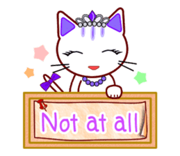 Tiara Cats (English version) sticker #11233937