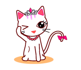 Tiara Cats (English version) sticker #11233939