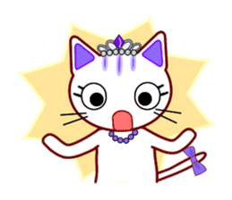 Tiara Cats (English version) sticker #11233941