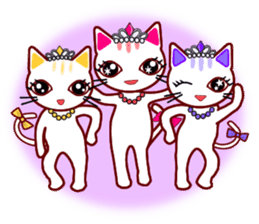 Tiara Cats (English version) sticker #11233943