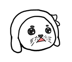 Middle-aged seal sticker #11234361