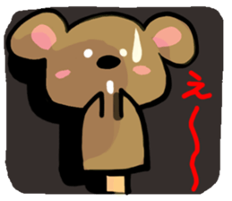 A hamster  Reaction. sticker #11234551