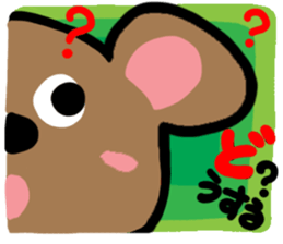 A hamster  Reaction. sticker #11234572
