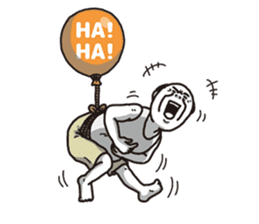 The old guy who travels by a balloon 2 sticker #11234794