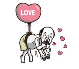 The old guy who travels by a balloon 2 sticker #11234796