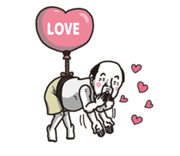 The old guy who travels by a balloon 2 sticker #11234796