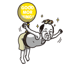 The old guy who travels by a balloon 2 sticker #11234818