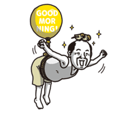 The old guy who travels by a balloon 2 sticker #11234818