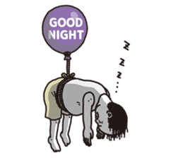 The old guy who travels by a balloon 2 sticker #11234819