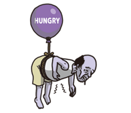 The old guy who travels by a balloon 2 sticker #11234820