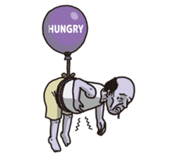 The old guy who travels by a balloon 2 sticker #11234820