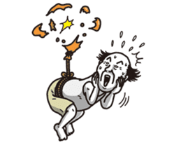 The old guy who travels by a balloon 2 sticker #11234822