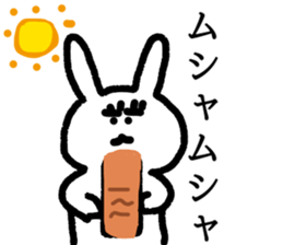 Rabbit with double-fold eyelids sticker #11235237