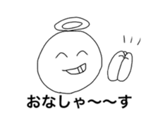Funny angels sticker #11235287