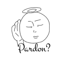 Funny angels sticker #11235294