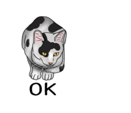 hukidasi nekodarake sticker #11235396